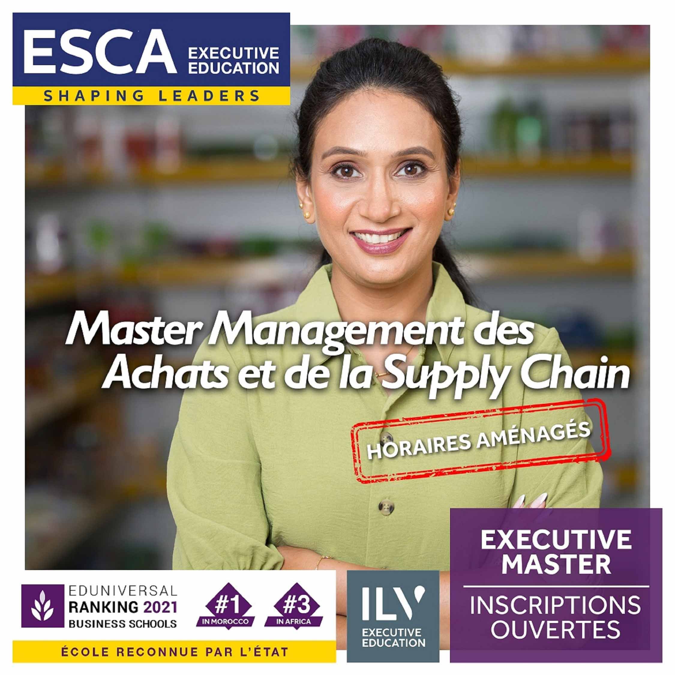 esca executive Achat et supply chain